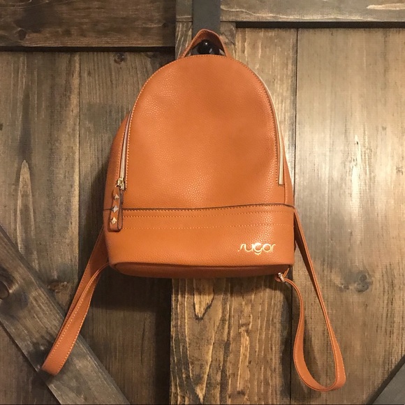 Bags Brown Backpack Purse Poshmark